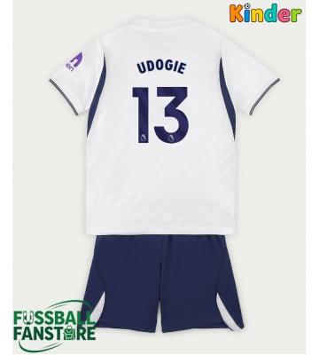 Tottenham Hotspur Destiny Udogie #13 Replik Heimtrikot Kinder 2026-27 Kurzarm (+ Kurze Hosen)